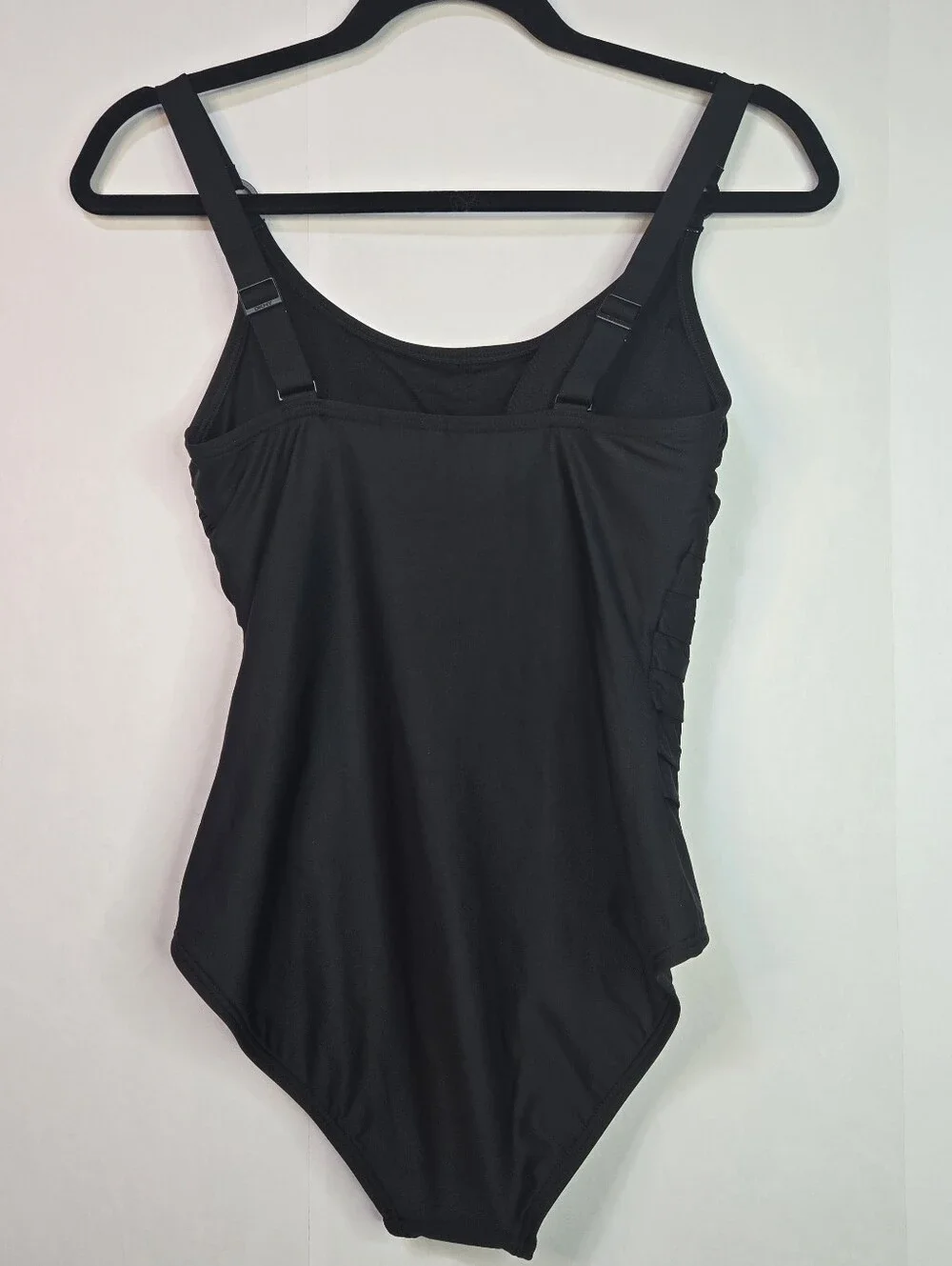 DKNY Black One-Piece Swimsuit Size S With Tummy Compression Removable Cups NWOT - Picture 5 of 9